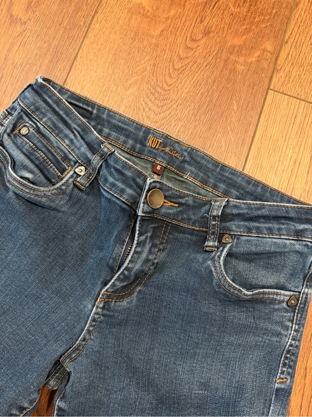 Kut from the Kloth Women's Blue Stretch Denim Jeans
